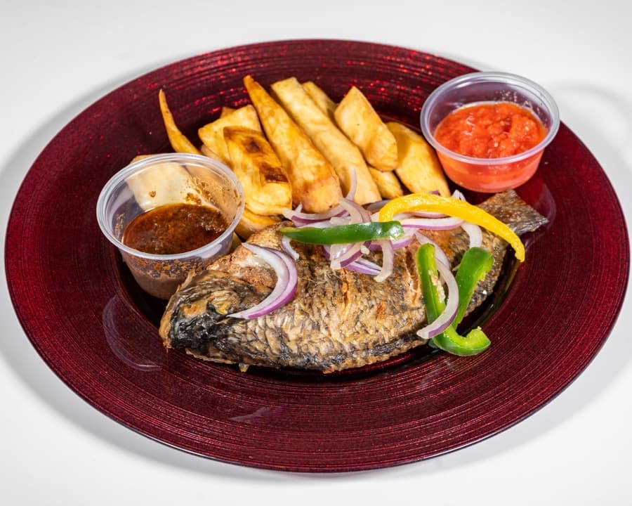 Kelewele with Peanut