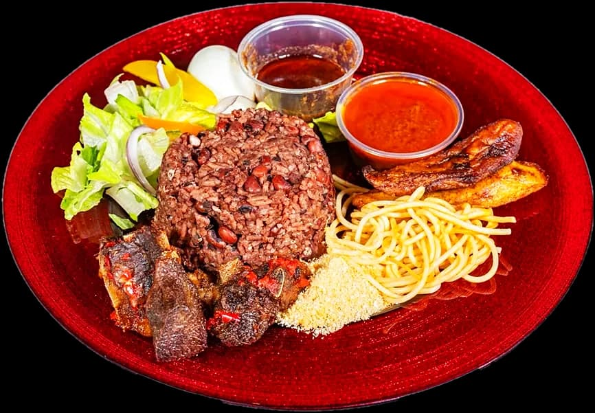 Goat Waakye
